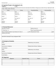 Form 6501 Individual Program Plan - Texas, Page 2