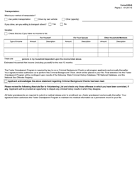Form 6200-S Foster Grandparent Program Application - Texas (English/Spanish), Page 2