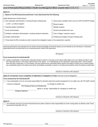 Form 6515 Community Living Assistance and Support Services (Class)/Deaf Blind With Blind With Multiple Disabilities (Dbmd) Nursing Assessment - Texas, Page 10