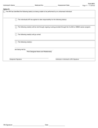 Form 6515 Community Living Assistance and Support Services (Class)/Deaf Blind With Blind With Multiple Disabilities (Dbmd) Nursing Assessment - Texas, Page 11