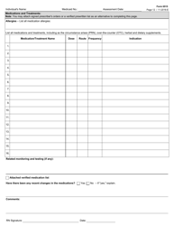 Form 6515 Community Living Assistance and Support Services (Class)/Deaf Blind With Blind With Multiple Disabilities (Dbmd) Nursing Assessment - Texas, Page 12