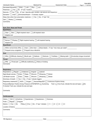 Form 6515 Community Living Assistance and Support Services (Class)/Deaf Blind With Blind With Multiple Disabilities (Dbmd) Nursing Assessment - Texas, Page 3