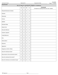Form 6515 Community Living Assistance and Support Services (Class)/Deaf Blind With Blind With Multiple Disabilities (Dbmd) Nursing Assessment - Texas, Page 6