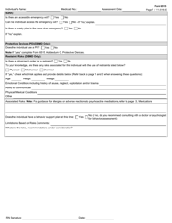 Form 6515 Community Living Assistance and Support Services (Class)/Deaf Blind With Blind With Multiple Disabilities (Dbmd) Nursing Assessment - Texas, Page 7