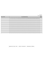 Form 7240 Monthly Attendance Record - Texas, Page 2