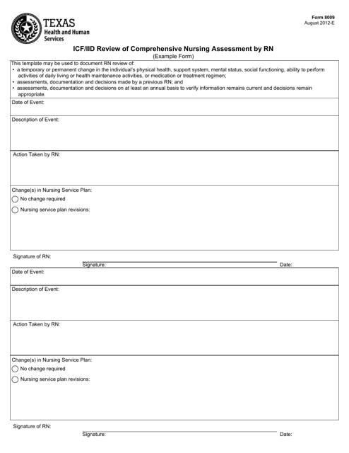 form-8009-download-fillable-pdf-or-fill-online-icf-iid-review-of