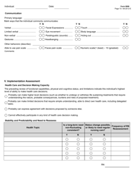 Form 8006 Icf/Iid Comprehensive Nursing Assessment (Example Form) - Texas, Page 10