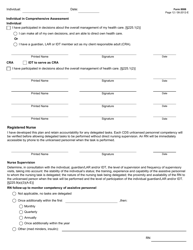 Form 8006 Icf/Iid Comprehensive Nursing Assessment (Example Form) - Texas, Page 12