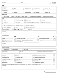 Form 8006 Icf/Iid Comprehensive Nursing Assessment (Example Form) - Texas, Page 4