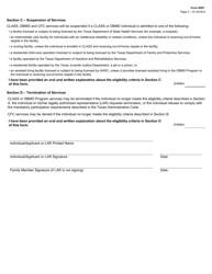 Form 8507 Understanding Program Eligibility - Class/Dbmd - Texas, Page 2