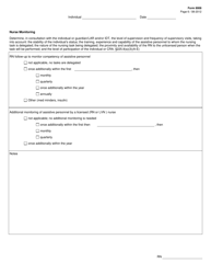 Form 8008 Icf/Iid Nursing Special Needs: Rn Delegation and Care Instructions for Assistive Personnel - Texas, Page 6