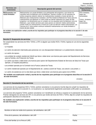 Formulario 8511-S Servicios Y Requisitos De Los Programas - Texas (Spanish), Page 6