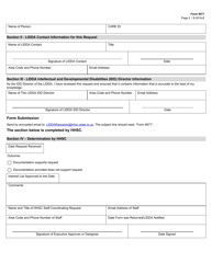 Form 8571 Request to Change Interest List Information for Home and Community-Based Services (Hcs) or Texas Home Living (Txhml) - Texas, Page 2