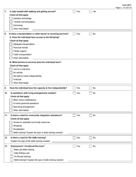 Form 8577 Questionnaire for Ltss Waiver Program Interest Lists - Texas, Page 2