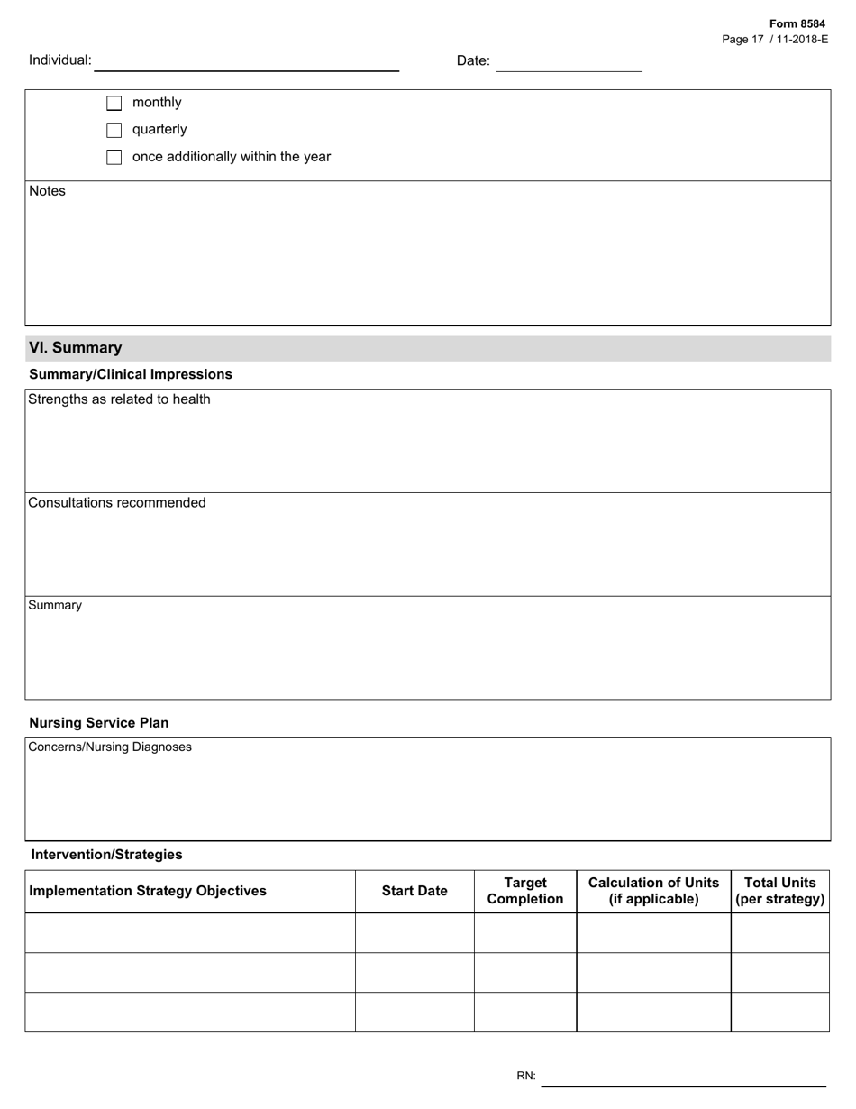 Form 8584 - Fill Out, Sign Online and Download Fillable PDF, Texas ...