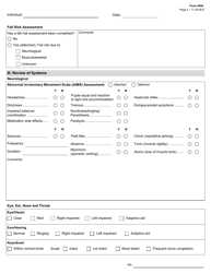 Form 8584 Nursing Comprehensive Assessment - Texas, Page 4