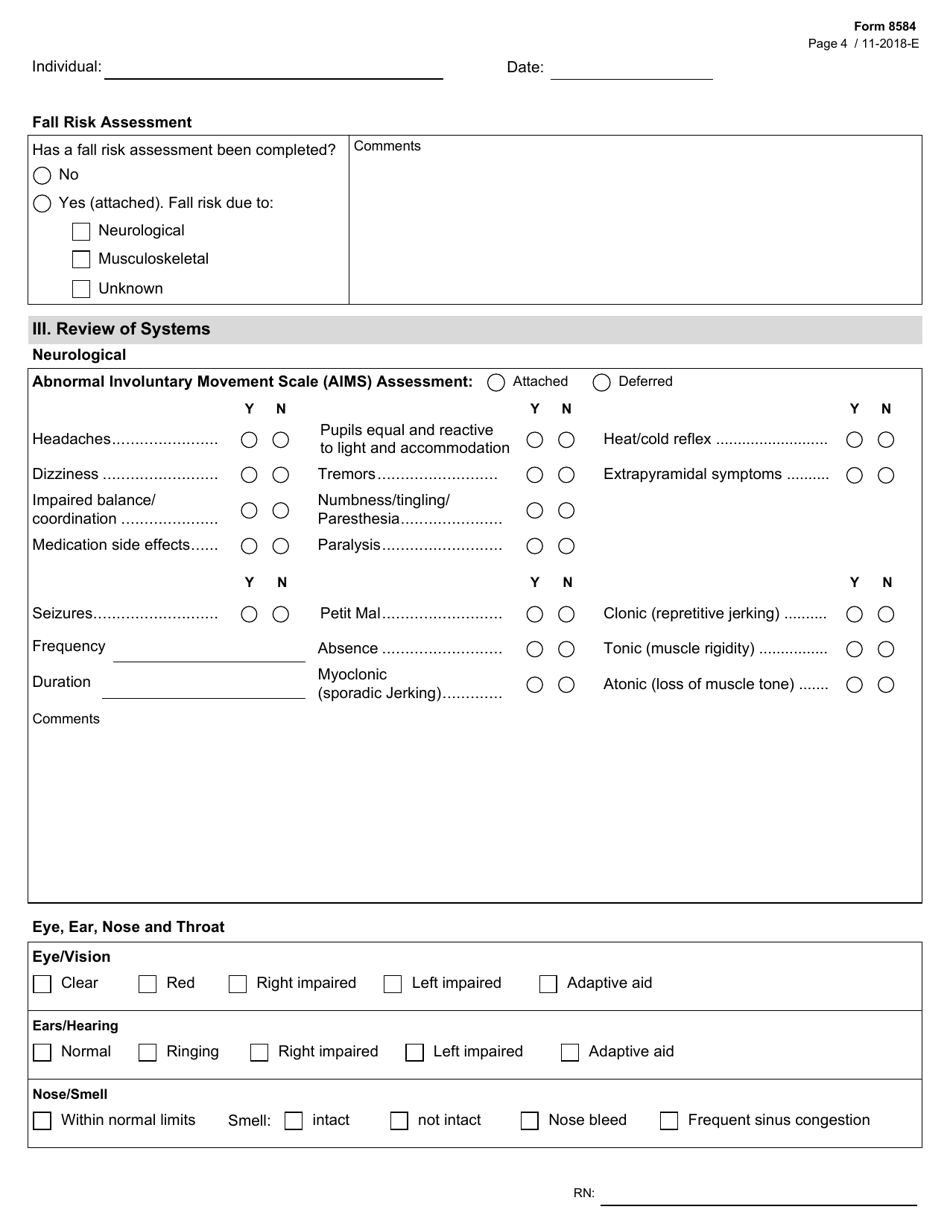 Form 8584 - Fill Out, Sign Online and Download Fillable PDF, Texas ...