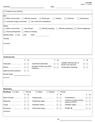 Form 8584 Nursing Comprehensive Assessment - Texas, Page 5