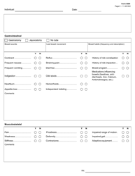 Form 8584 Nursing Comprehensive Assessment - Texas, Page 6