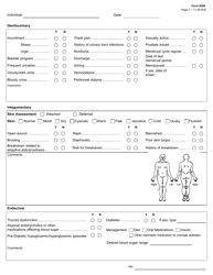 Form 8584 Nursing Comprehensive Assessment - Texas, Page 7