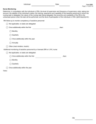 Form 8589 Nursing Special Needs: Rn Delegation and Care Instructions for Assistive Personnel - Texas, Page 5
