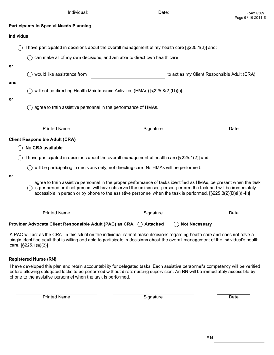 Form 8589 - Fill Out, Sign Online and Download Fillable PDF, Texas ...