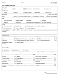 Form 8584-CDS Comprehensive Nursing Assessment and Plan of Care - Hcs Program - Texas, Page 4