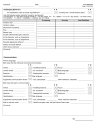 Form 8584-CDS Comprehensive Nursing Assessment and Plan of Care - Hcs Program - Texas, Page 9