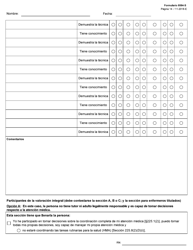 Formulario 8584-S Valoracion Integral De Enfermeria - Texas (Spanish), Page 14