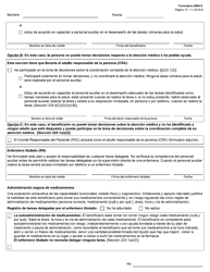 Formulario 8584-S Valoracion Integral De Enfermeria - Texas (Spanish), Page 15