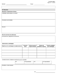 Formulario 8584-S Valoracion Integral De Enfermeria - Texas (Spanish), Page 18