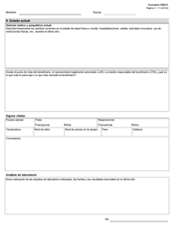 Formulario 8584-S Valoracion Integral De Enfermeria - Texas (Spanish), Page 3