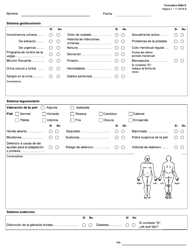 Formulario 8584-S Valoracion Integral De Enfermeria - Texas (Spanish), Page 7