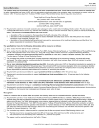 Form 5990 Contract Monitoring Exit Conference - Texas, Page 2