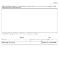 Form 8654 State Supported Living Center (Sslc) Admission Application - Texas, Page 11