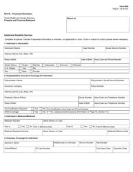 Form 8654 State Supported Living Center (Sslc) Admission Application - Texas, Page 8