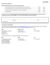 Form H0065-MBIC Hardship Form (Medicaid Buy-In for Children) - Texas, Page 2