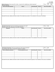 Form H0901 Hhsc Enhanced Data Gathering Worksheet - Texas, Page 5