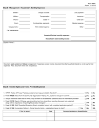 Form H0901 Hhsc Enhanced Data Gathering Worksheet - Texas, Page 6