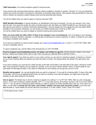 Form H1009 TANF/Snap Benefits Notice of Eligibility - Texas, Page 2