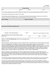Form H1019-F Reporting Changes to Your Case - Texas, Page 2