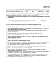 Formulario H1017-S Notificacion De La Denegacion O Reduccion De Beneficios - Texas (Spanish), Page 4