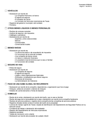 Formulario H1020-AS Comprobantes - Texas (Spanish), Page 5