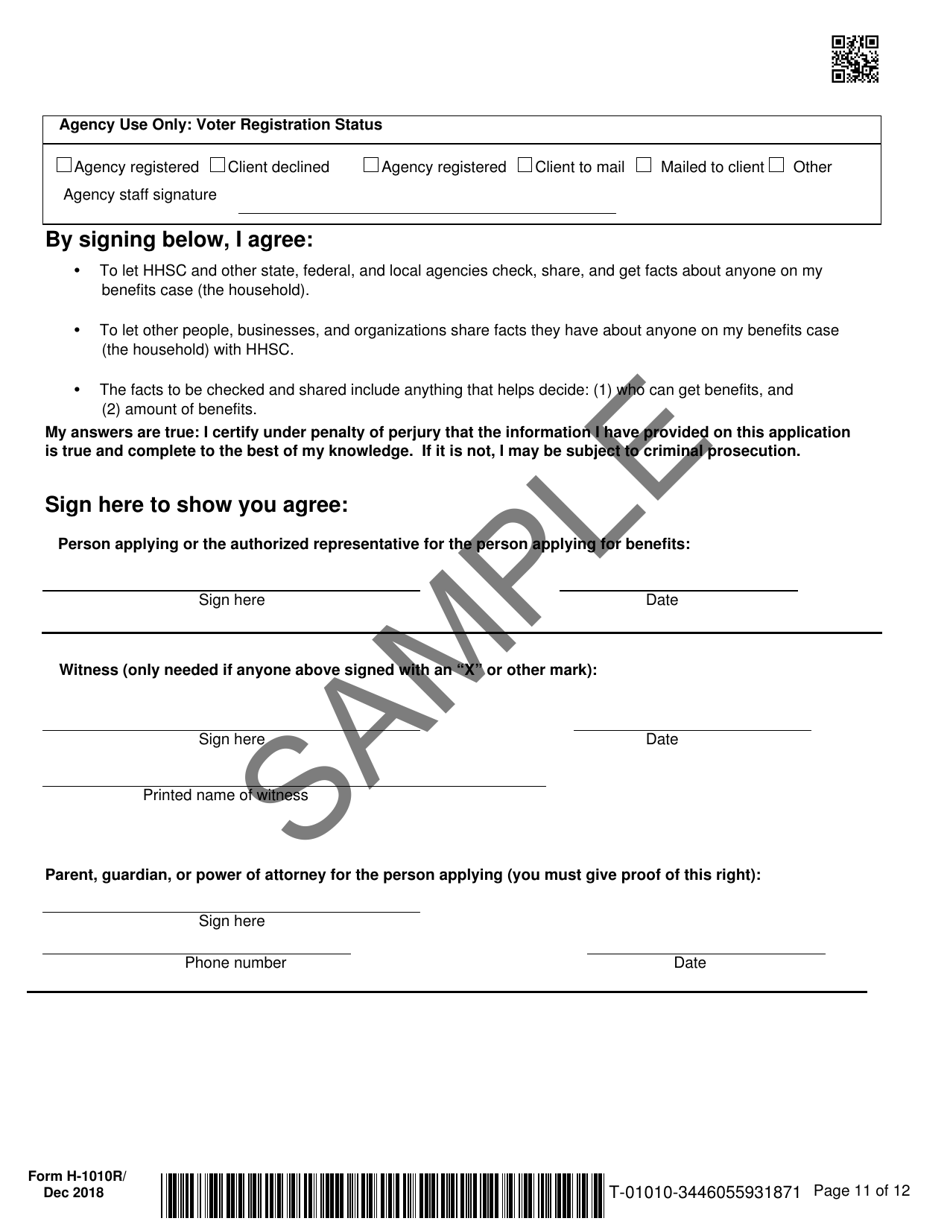 Form H1010R Fill Out Sign Online And Download Printable PDF Texas Templateroller