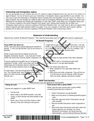 Form H1010R Your Texas Works Benefits: Renewal Form - Texas, Page 7