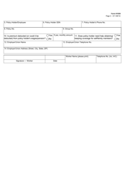 Form H1039 Medical Insurance Input - Texas, Page 2
