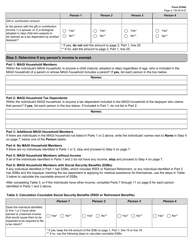 Form H1042 Modified Adjusted Gross Income (Magi) Worksheet: Medicaid and Chip - Texas, Page 4