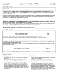Formulario H1046-S Certificacion De Servicios Medicos Para Pacientes Internos - Texas (Spanish), Page 2