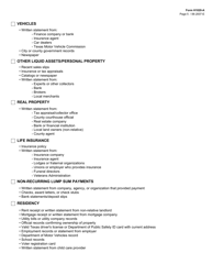 Form H1020-A Download Fillable PDF or Fill Online Sources of Proof