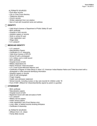 Form H1020-A Sources of Proof - Texas, Page 6